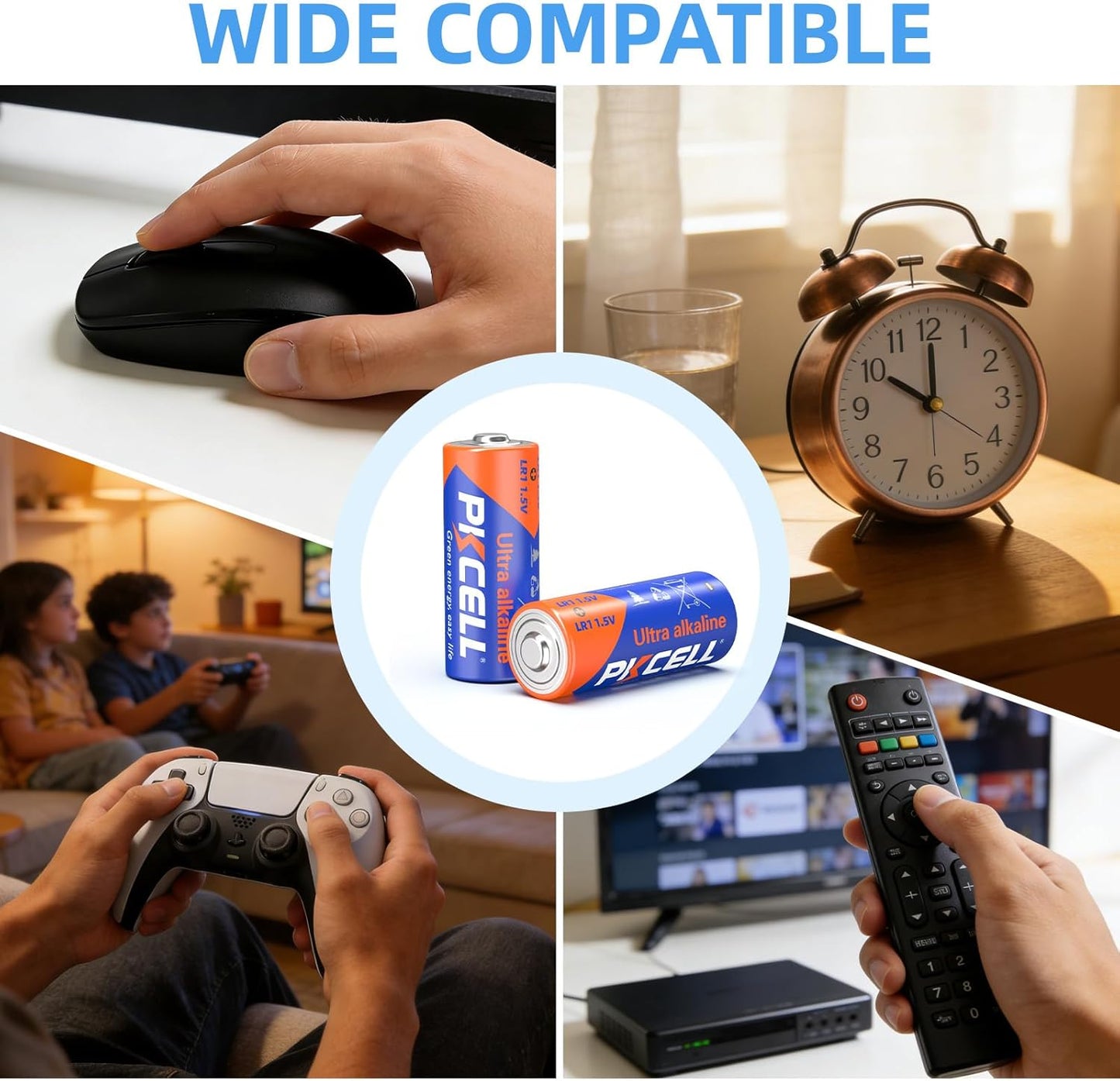 20 Counts 1.5V LR1/MN9100/E90/N Size Alkaline Batteries,Leak-Proof Batteries,High Performance and Powerful Batteries,Suitable for All Kinds of Electronic Equipment