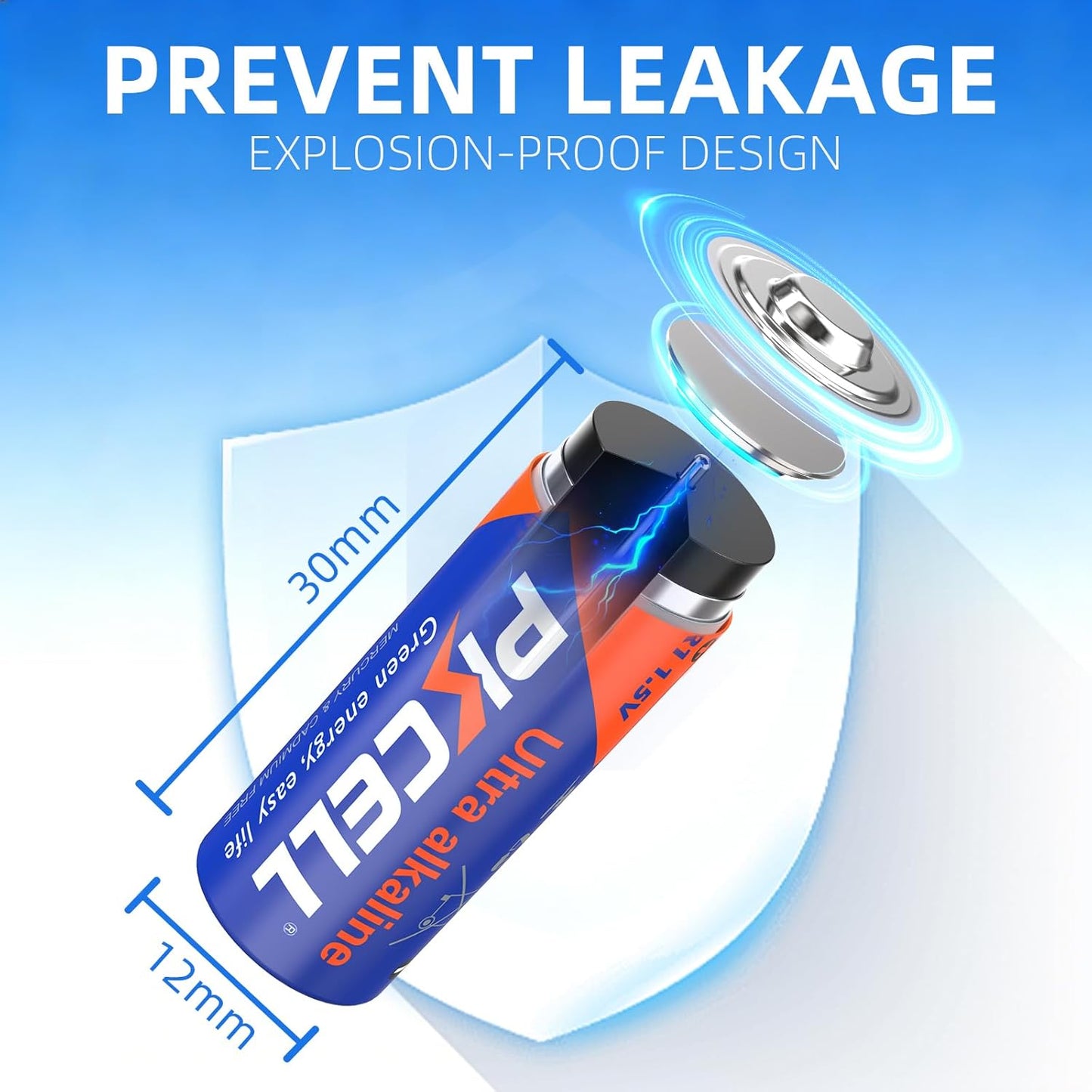 20 Counts 1.5V LR1/MN9100/E90/N Size Alkaline Batteries,Leak-Proof Batteries,High Performance and Powerful Batteries,Suitable for All Kinds of Electronic Equipment