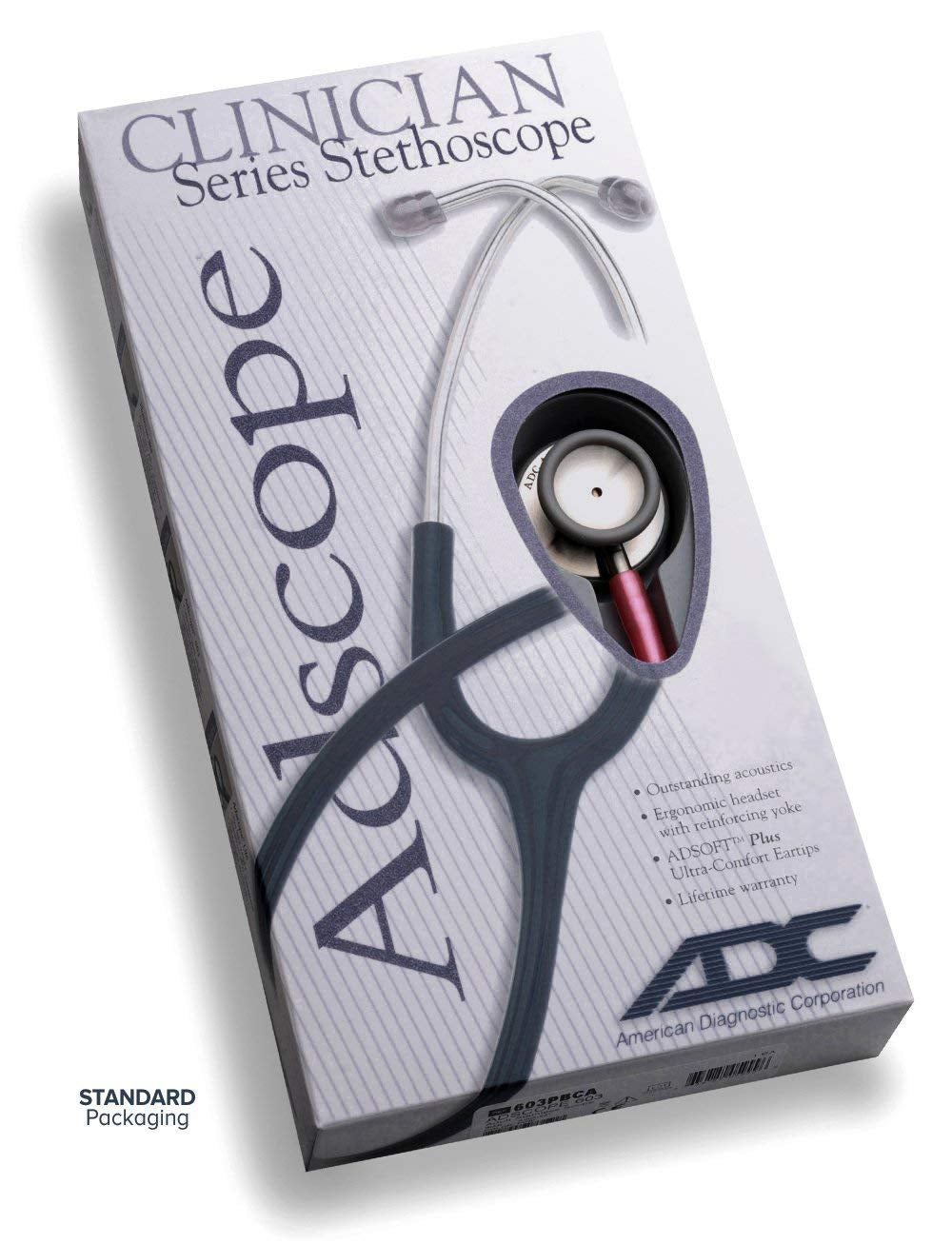 618SF Adscope Adimals Model 618 Pediatric Clinician Stethoscope with Tunable AFD Technology, Seafoam