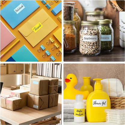 2.25"X1.25" Blue Direct Thermal Labels, Self-Adhesive Address Shipping Thermal Stickers, Square Label for Thermal Label Printer-1 Roll,1000 Labels